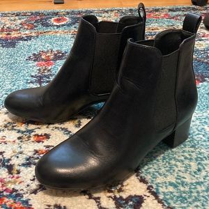 LOFT black booties